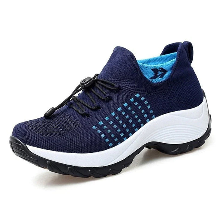 Drune - Atmungsaktive Slip-On-Sportschuhe zum Gehen für Damen | Leichte Slip-On-Wander-Sneaker aus Mesh für Damen