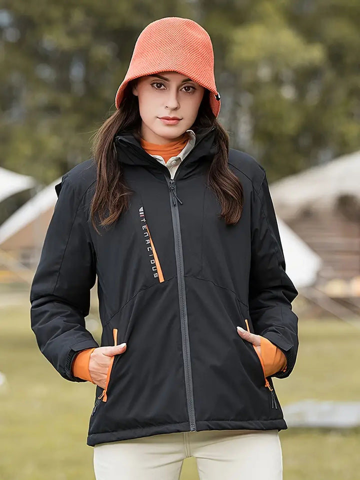 Drune | Damen wasserfeste Jacke mit Kapuze