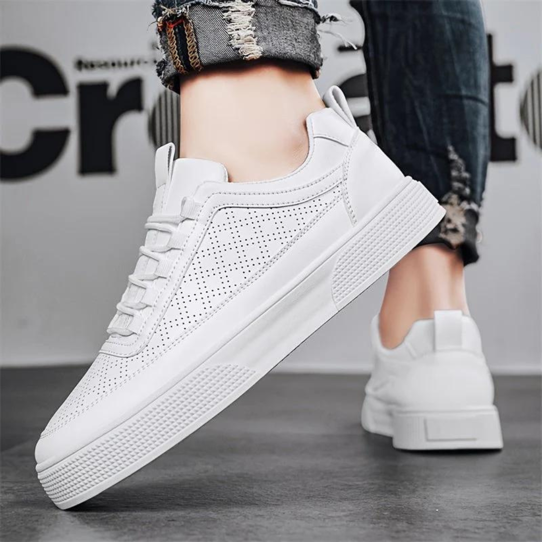 Drune | Bequeme Lässig Weiße Herrenschuhe