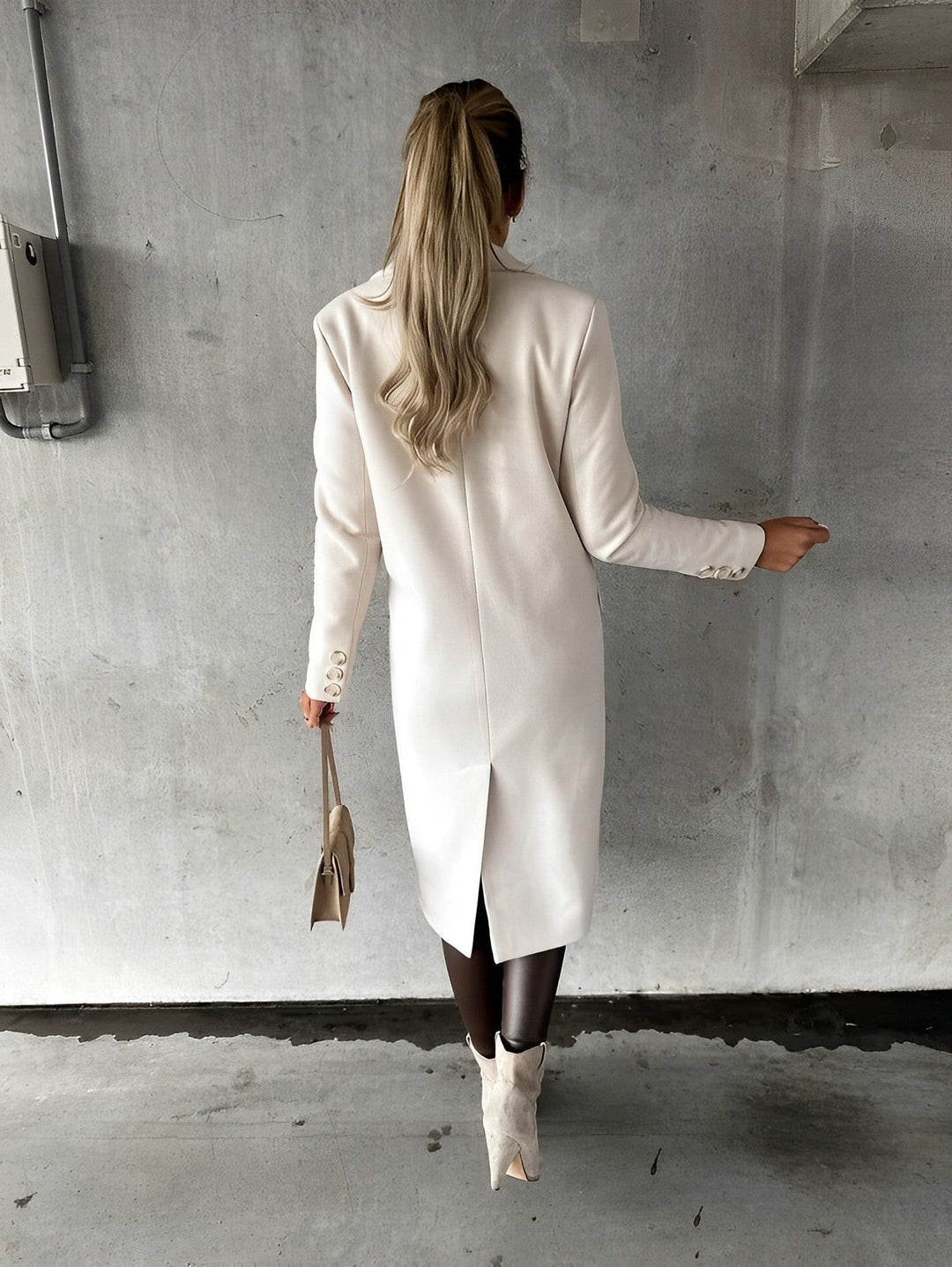 Drune | Damen Doppelreihiger Mantel