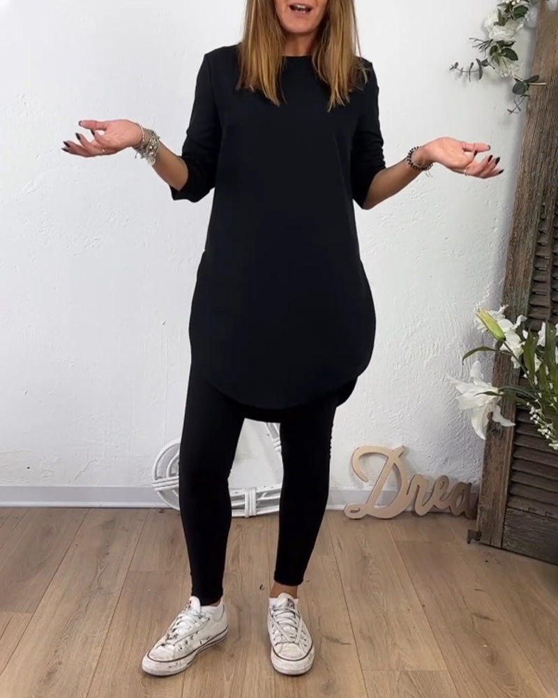 Drune | Top mit Rundhalsausschnitt