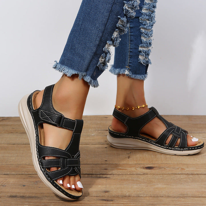 Drune | Orthopädische Klettschuhe mit Dämpfungssohle für Damen