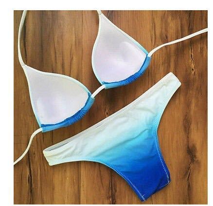 Damen Triangel-Bikini mit elastischen Trägern Drune