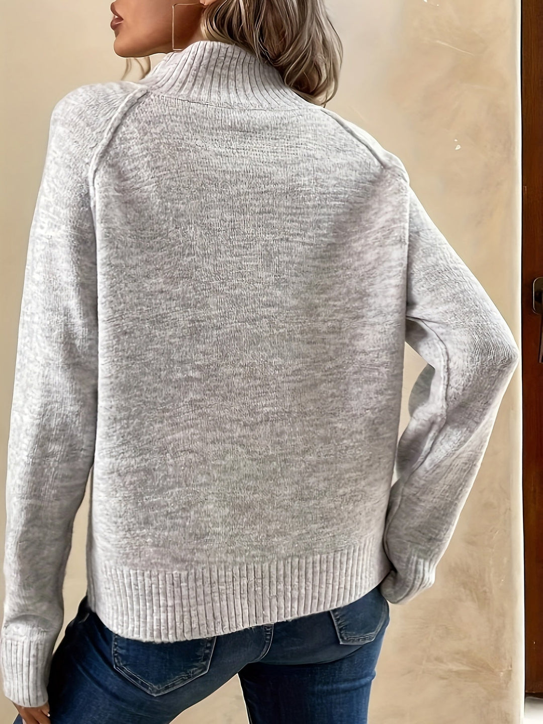 Drune | Lässiger Stricksweater mit Knopfdetails Acryl Weich und Bequem