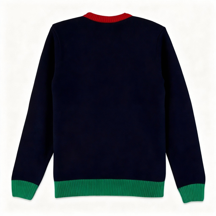 Drune | Festlich & Furchtlos: Hai-Muster Weihnachten Pullover