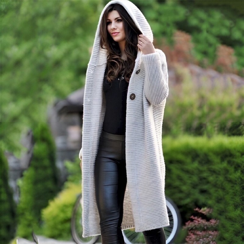 Drune | Lange Strickjacke
