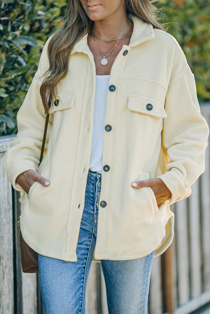 Drune | Lässige Fleecejacke mit Taschen Weich und Warm Perfekt Für Kühl Tage