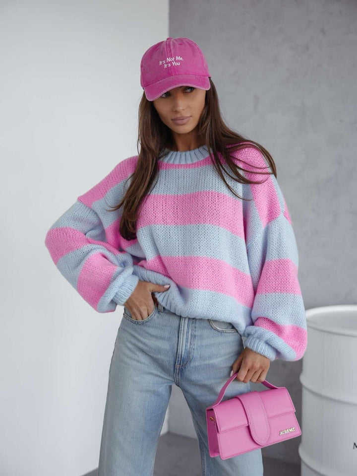 Drune | Light, airy knit sweater with loose-fitting sleeves