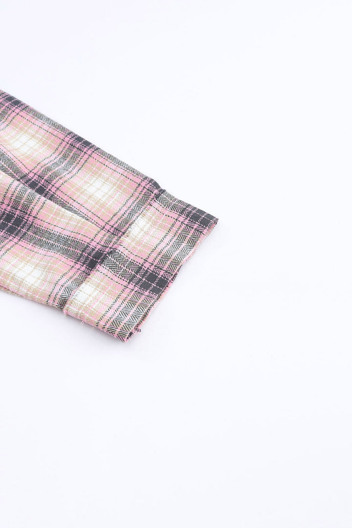 Drune | Gepunktete Flanellhemden Polyester und Baumwolle Einzigartiger Look