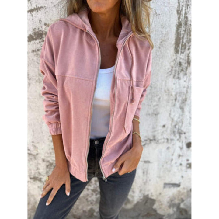 Drune | Up Casual Jacket - Kordelzug Taille - Leichte Baumwollmischung