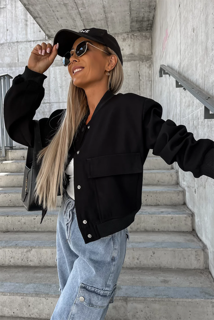 Drune | Bomberjacke mit Taschen Polyester-mischung Klassisch und Zeitlos