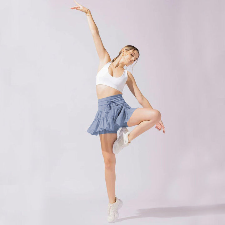 Drune | Hohe Taille Minirock Mit Sicherheitsshorts