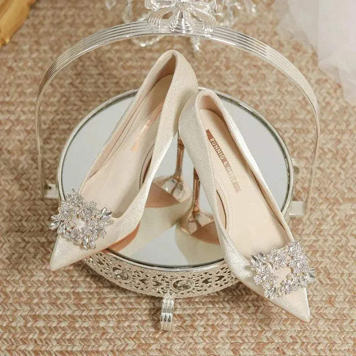 Drune | Brautschuhe Stiletto mit Strass