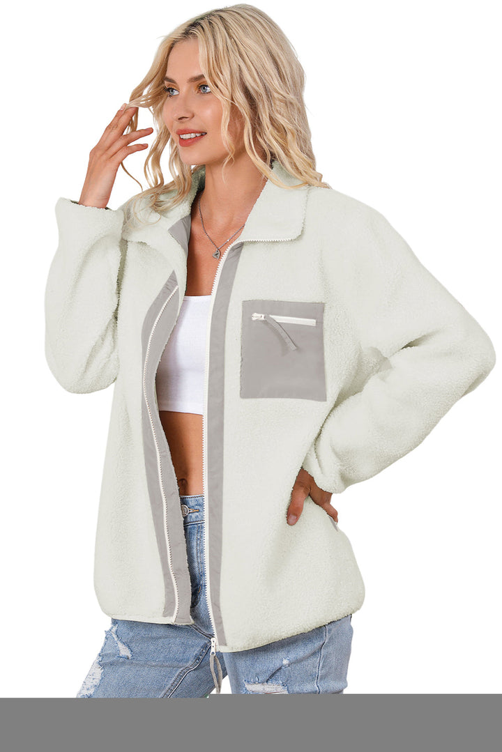 Drune | Weiche Fleecejacke mit Reißverschluss Praktisch und Warm Perfekt Für Den Alltag