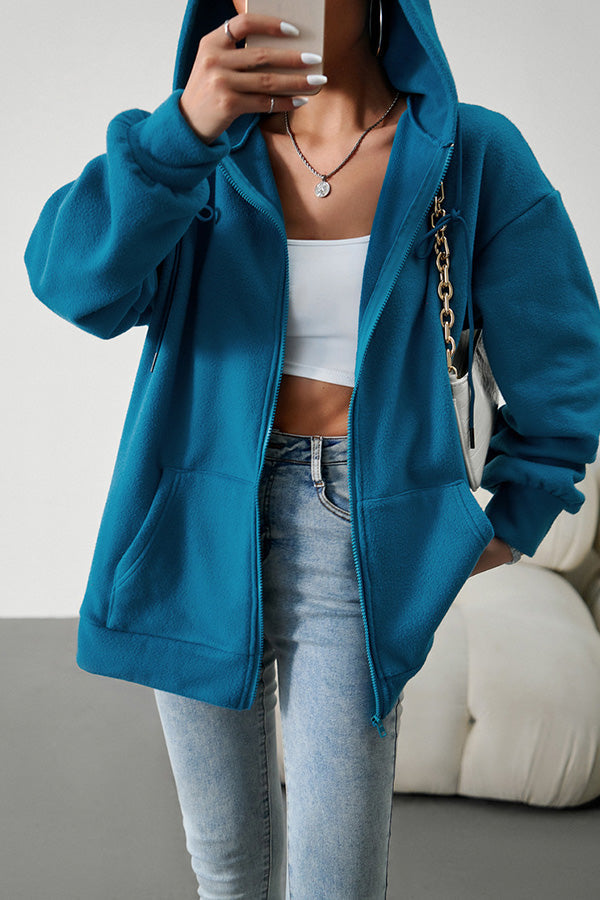 Drune | Lässiger Pullover cardigan mit Kapuze