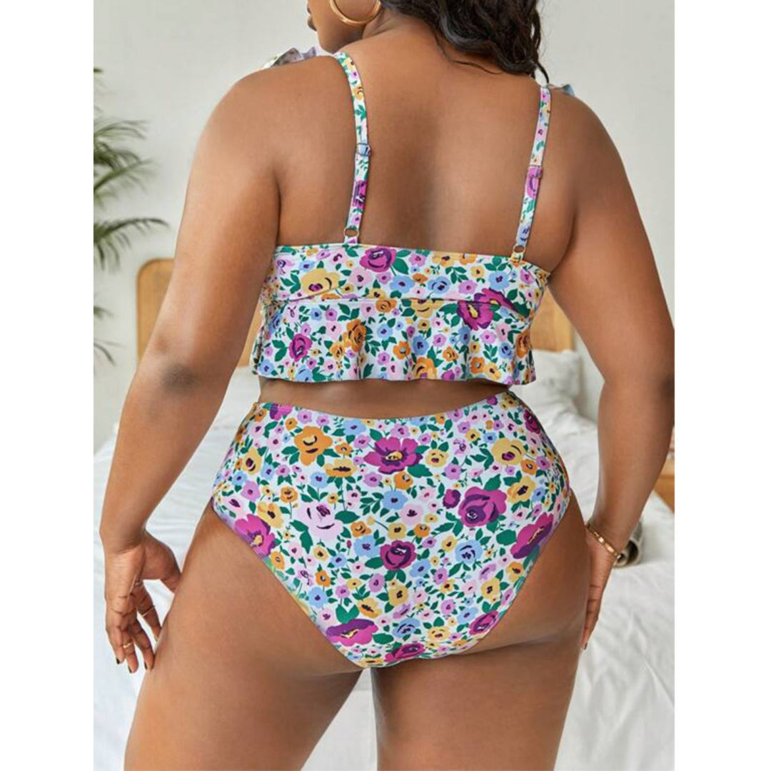 Drune | Großer bedruckter geteilter Bikini