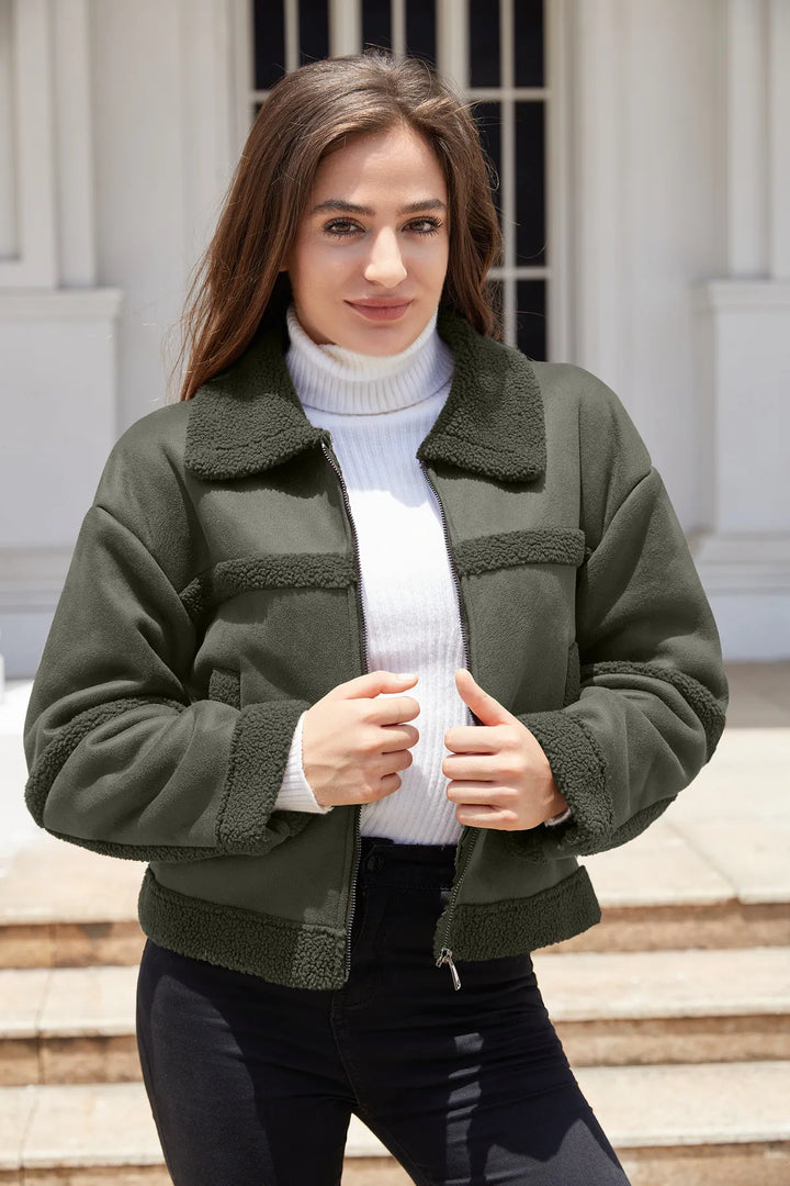 Drune | Warme und trendige Fleecejacke für Damen