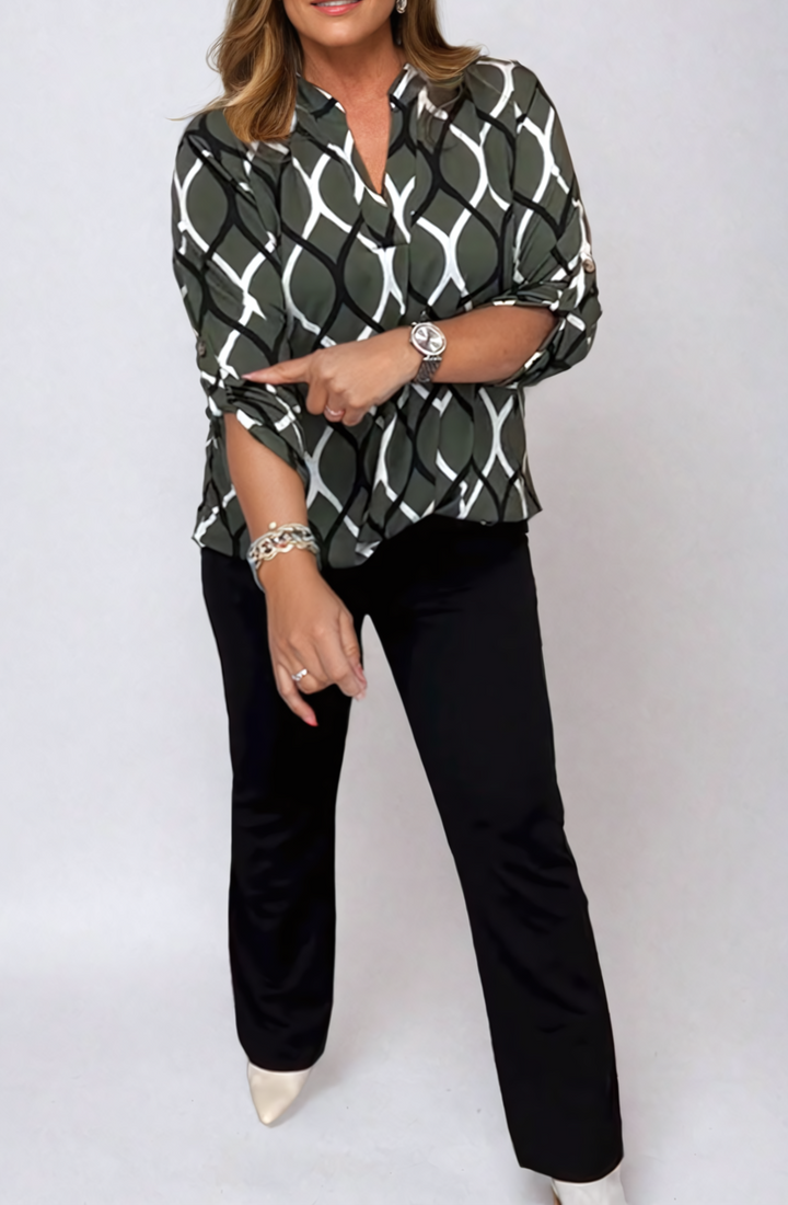 Drune | Bluse mit Leichter und Eleganter Passform