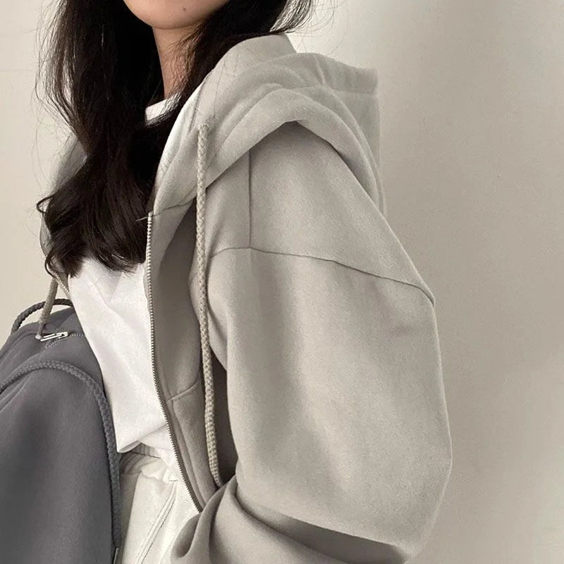 Drune | Stilvoller kurzer Kapuzenpullover