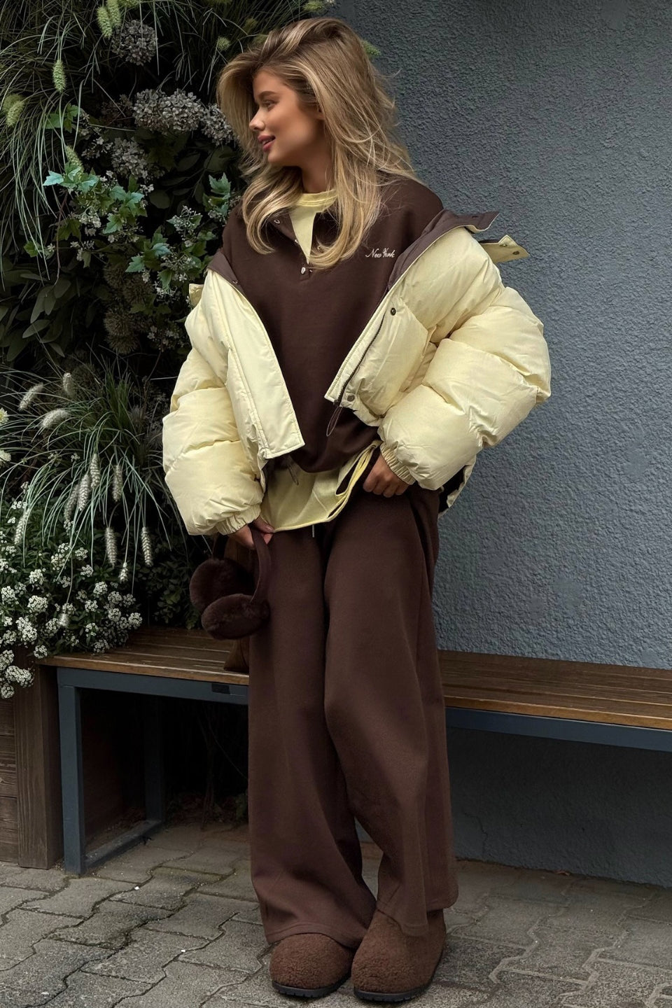 Drune | Fit Puffy Puffer Jacke