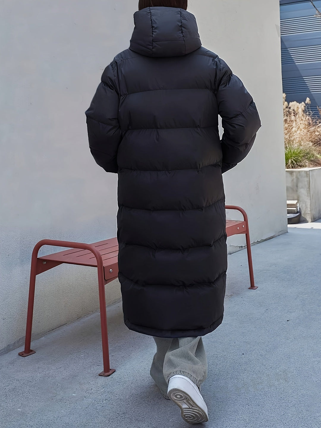 Drune | Lange Fleece Puffer Winterjacke für Frauen - Ideal für Winter