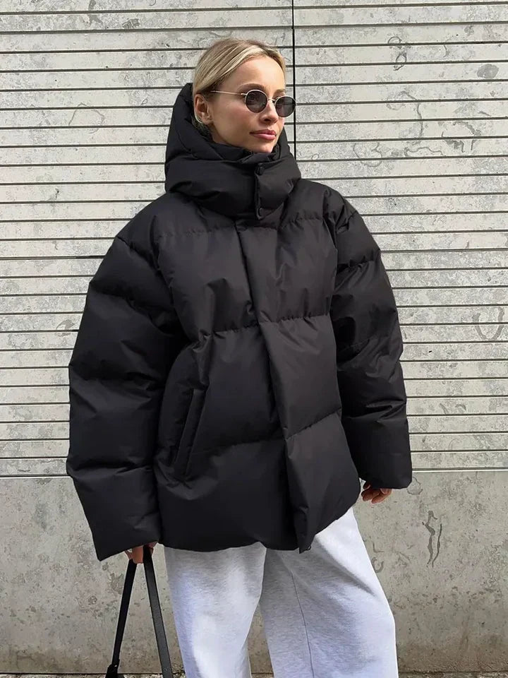 Drune | Puffer-Jacke - Oversized-Schnitt - Baumwoll-Kaschmir-Mischung - Winter Wärme