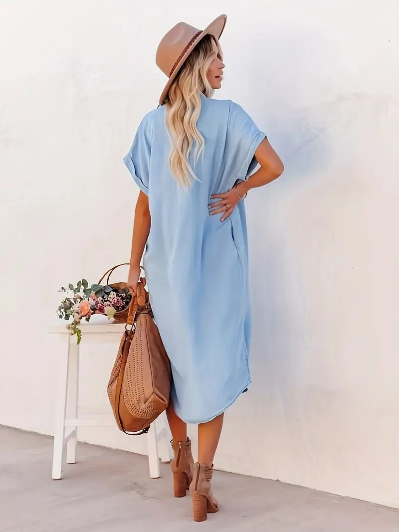 Drune | Weiches Jeanskleid für Damen
