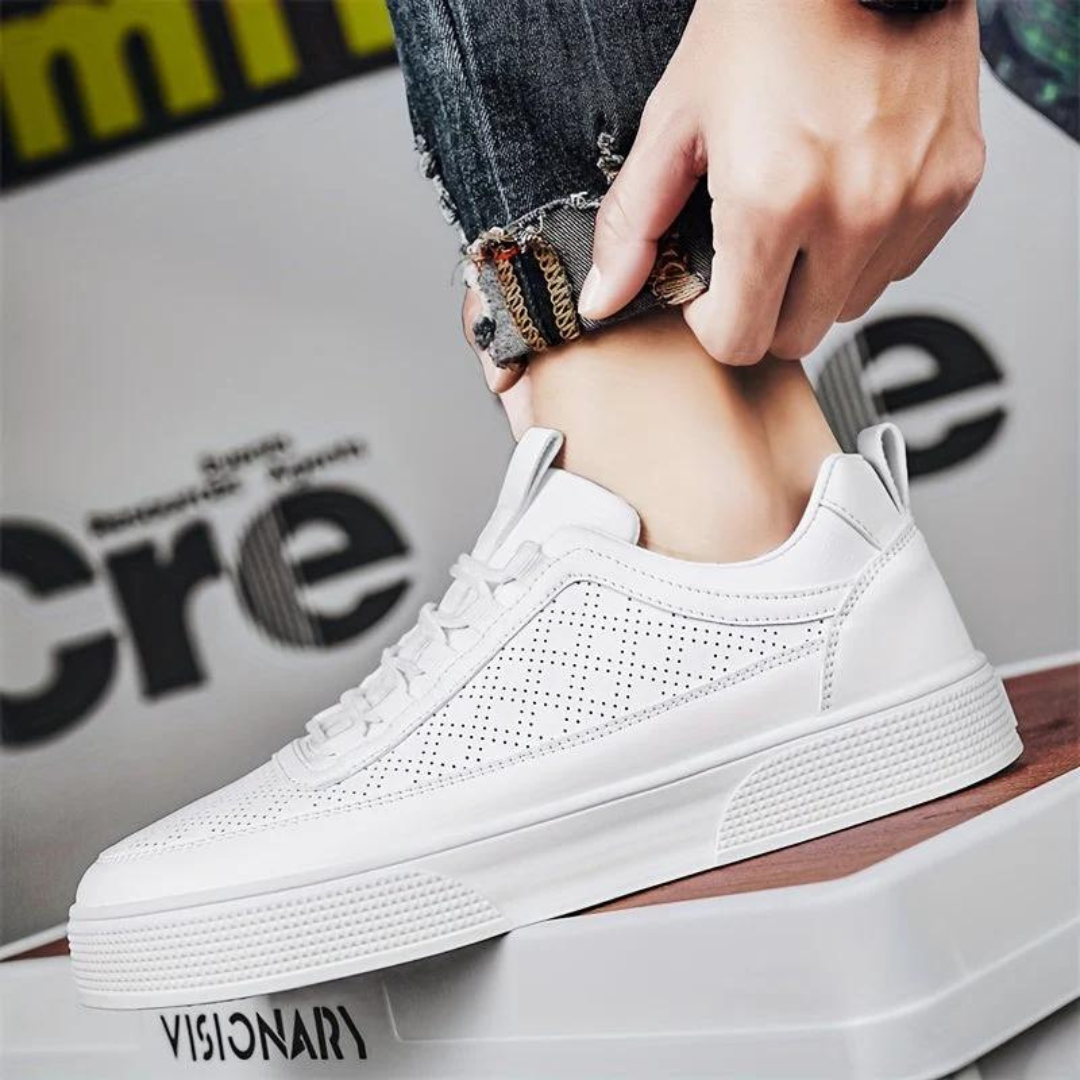 Drune | Bequeme Lässig Weiße Herrenschuhe
