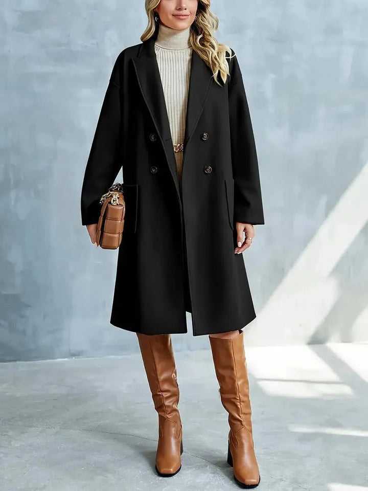 Drune | Gemischter Wollmantel - Zeitlose Eleganz - Wollmischung - Winteroberbekleidung
