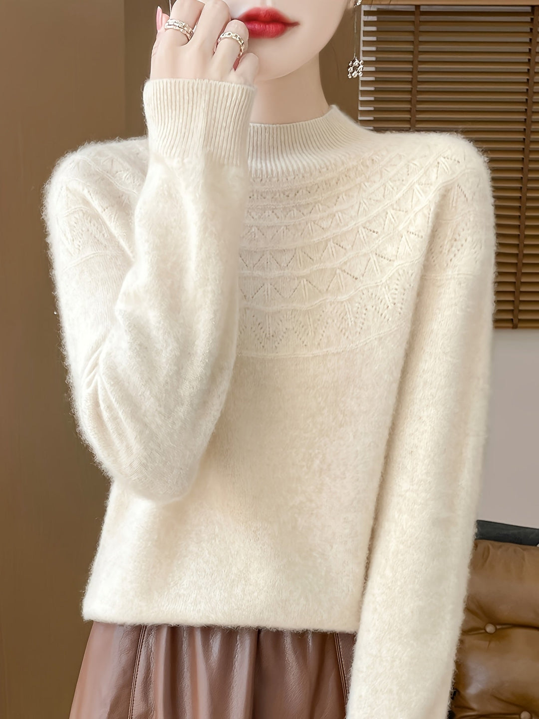 Drune | Wollstrickpullover Pullover Damen - Für den Alltag