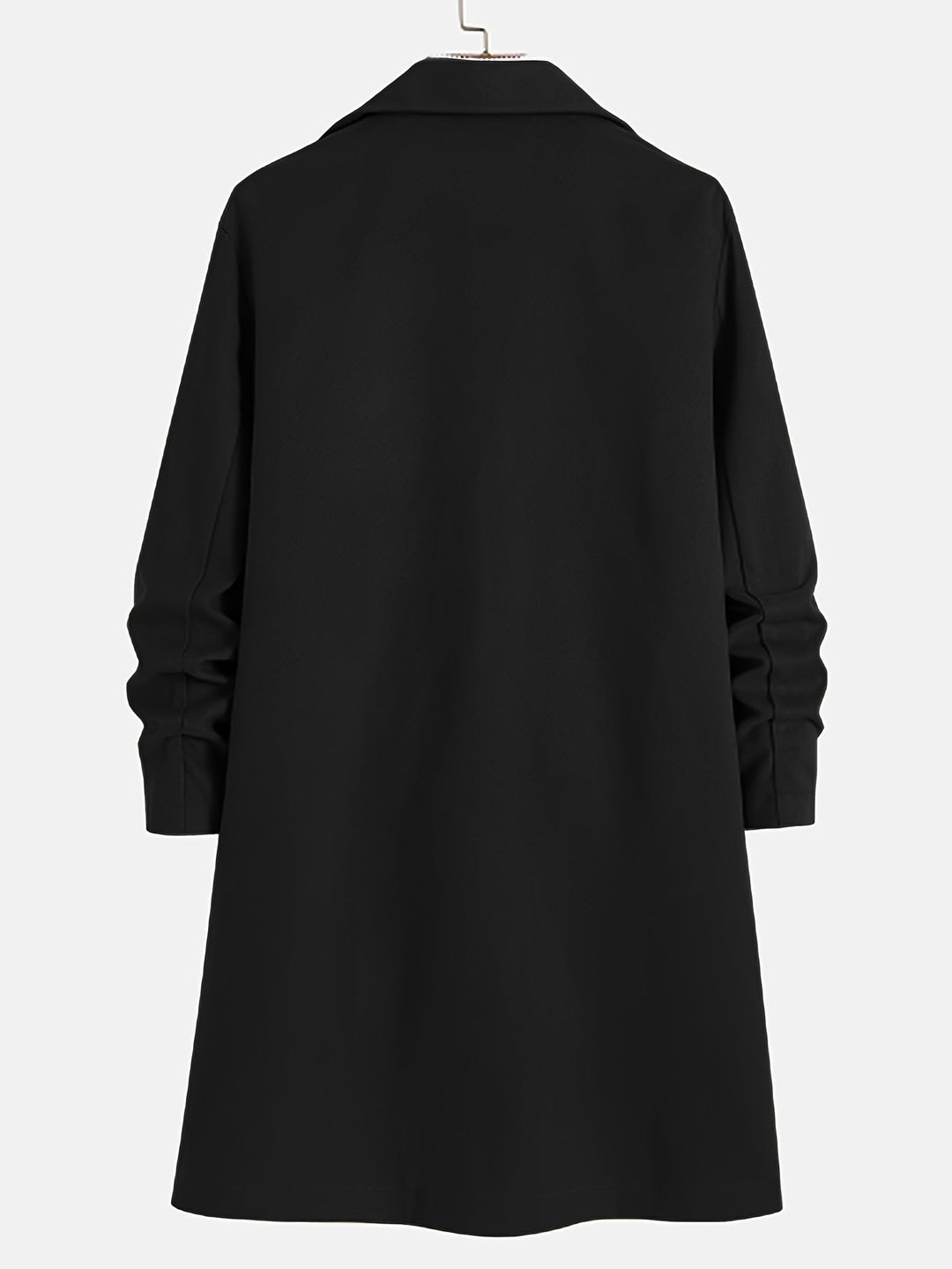 Drune | Elegante Lange Jacke Polyester und Wolle Klassisch und Warm