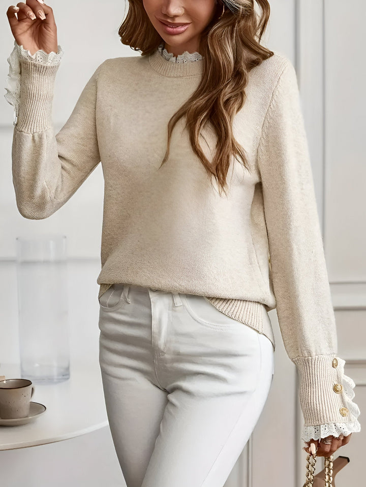 Drune | Bequemer & Eleganter Pullover mit Knopfverschluss