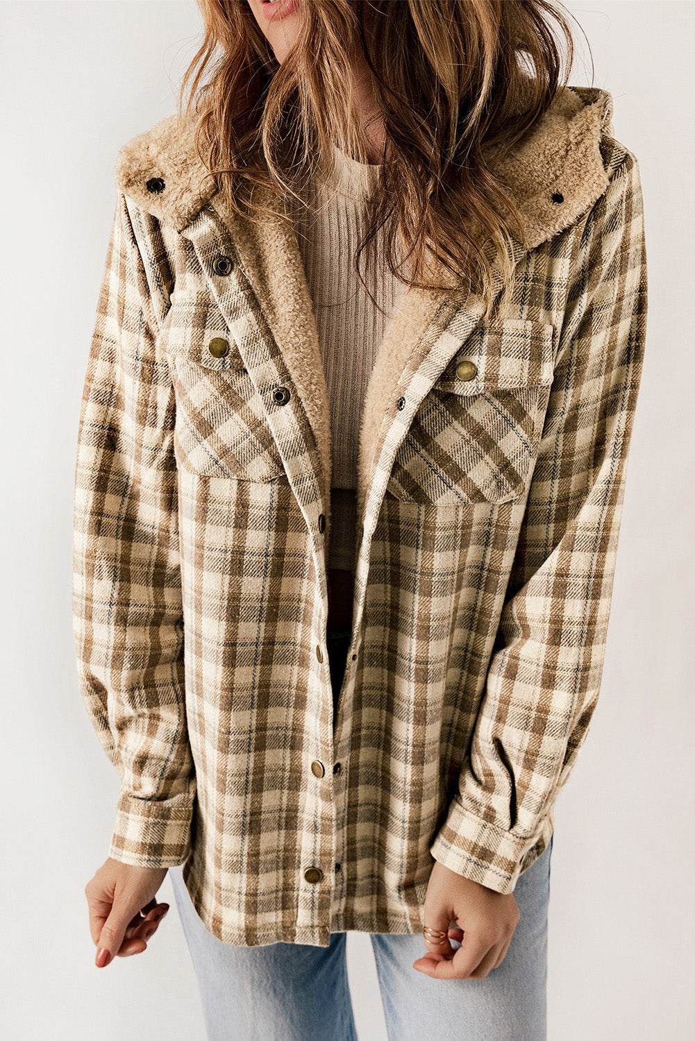 Drune | Gitterjacke mit Plüschfutter Warm und Stilvoll Ideal Für Den Alltag