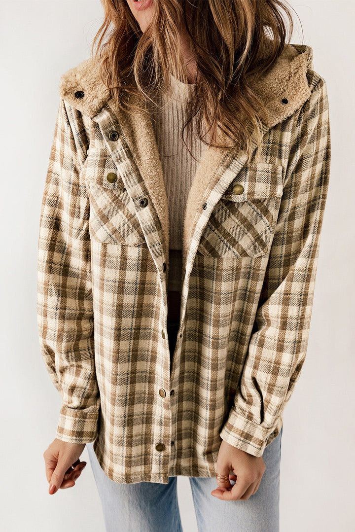 Drune | Gitterjacke mit Plüschfutter Warm und Stilvoll Ideal Für Den Alltag
