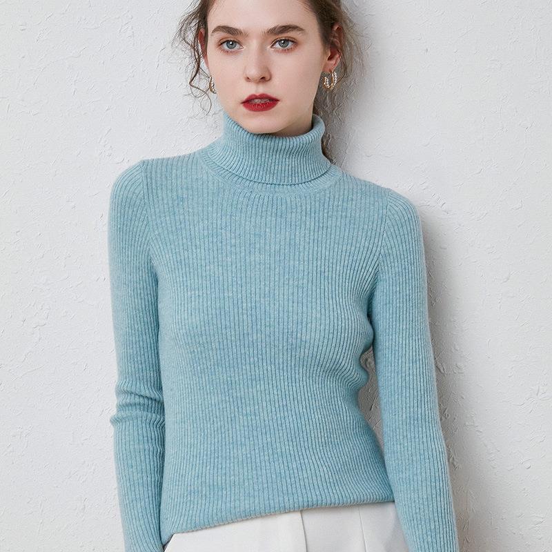 Drune | Premium-Wollrollkragenpullover für Frauen