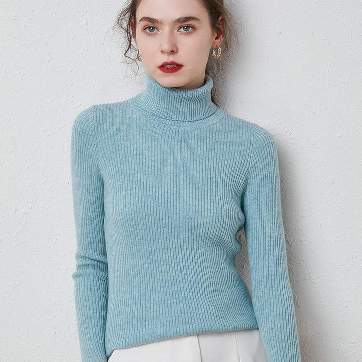 Drune | Premium-Wollrollkragenpullover für Frauen