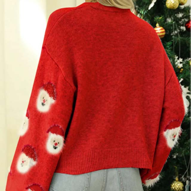 Drune | Modischer Weihnachtsstrickpullover für Damen