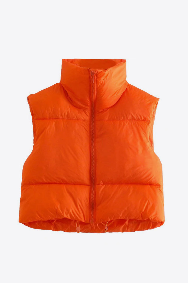 Drune | Zip-Up Drawstring Puffer Weste