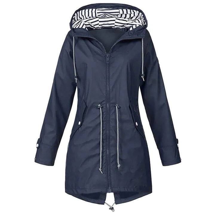 Drune | Wasserdichte Lange Jacke - Winddicht & Verstellbare Taille