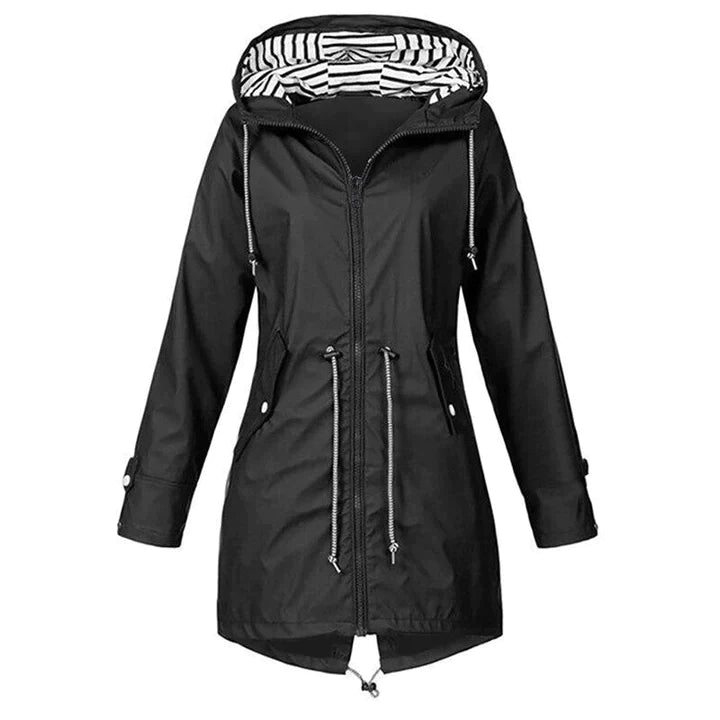 Drune | Wasserdichte Regenjacke Mit Kapuze Für Damen Stilvoll & Outdoor Tauglich
