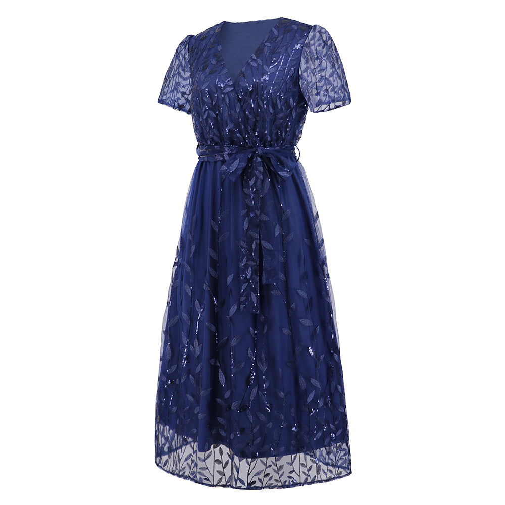 Drune - Midikleid mit Pailletten