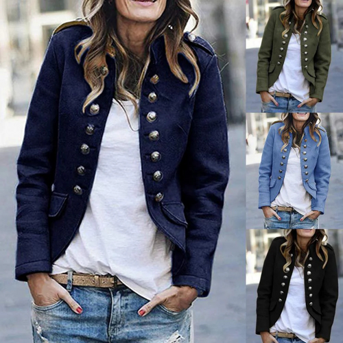 Drune | Blazer mit Stehkragen