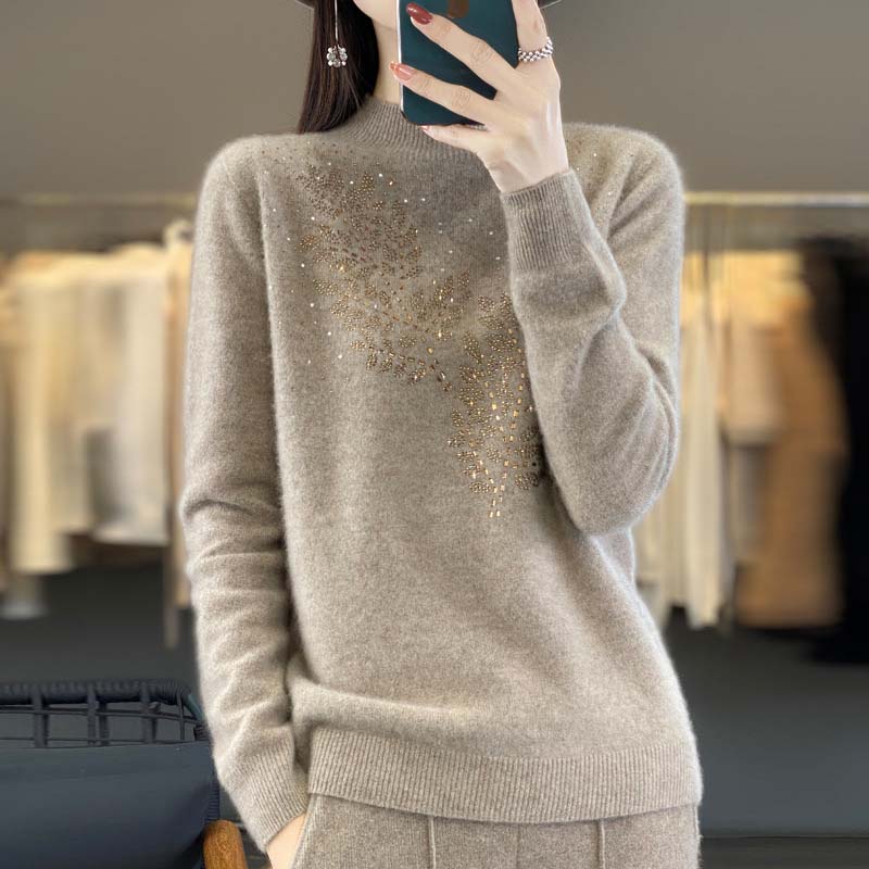 Drune | Strickpullover mit Schönem Blattmuster