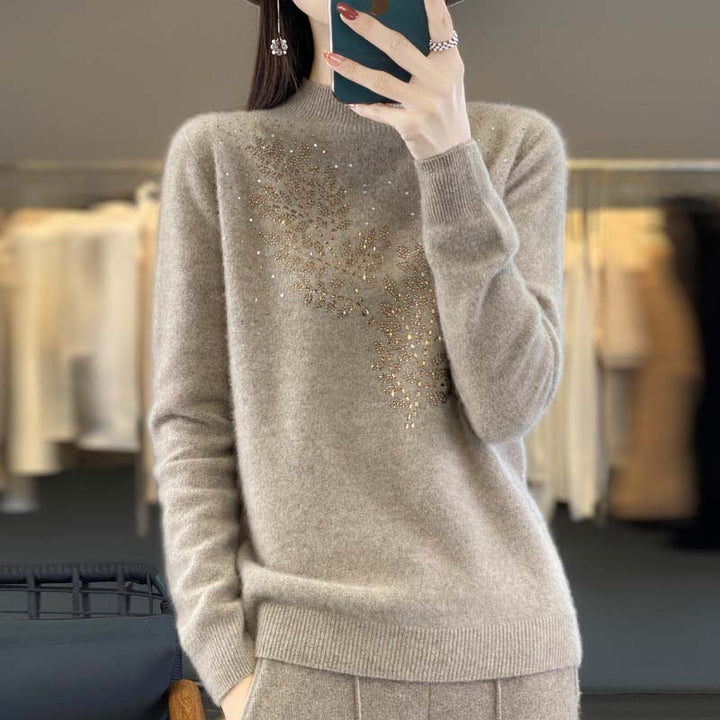 Drune | Strickpullover mit Schönem Blattmuster
