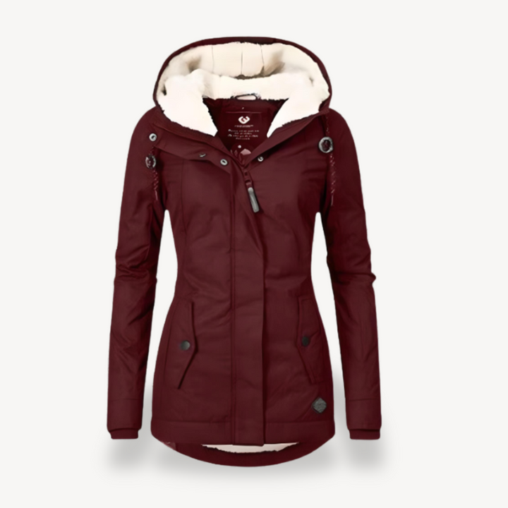 Drune | Damen wasserdichte Winterjacke mit Kapuze