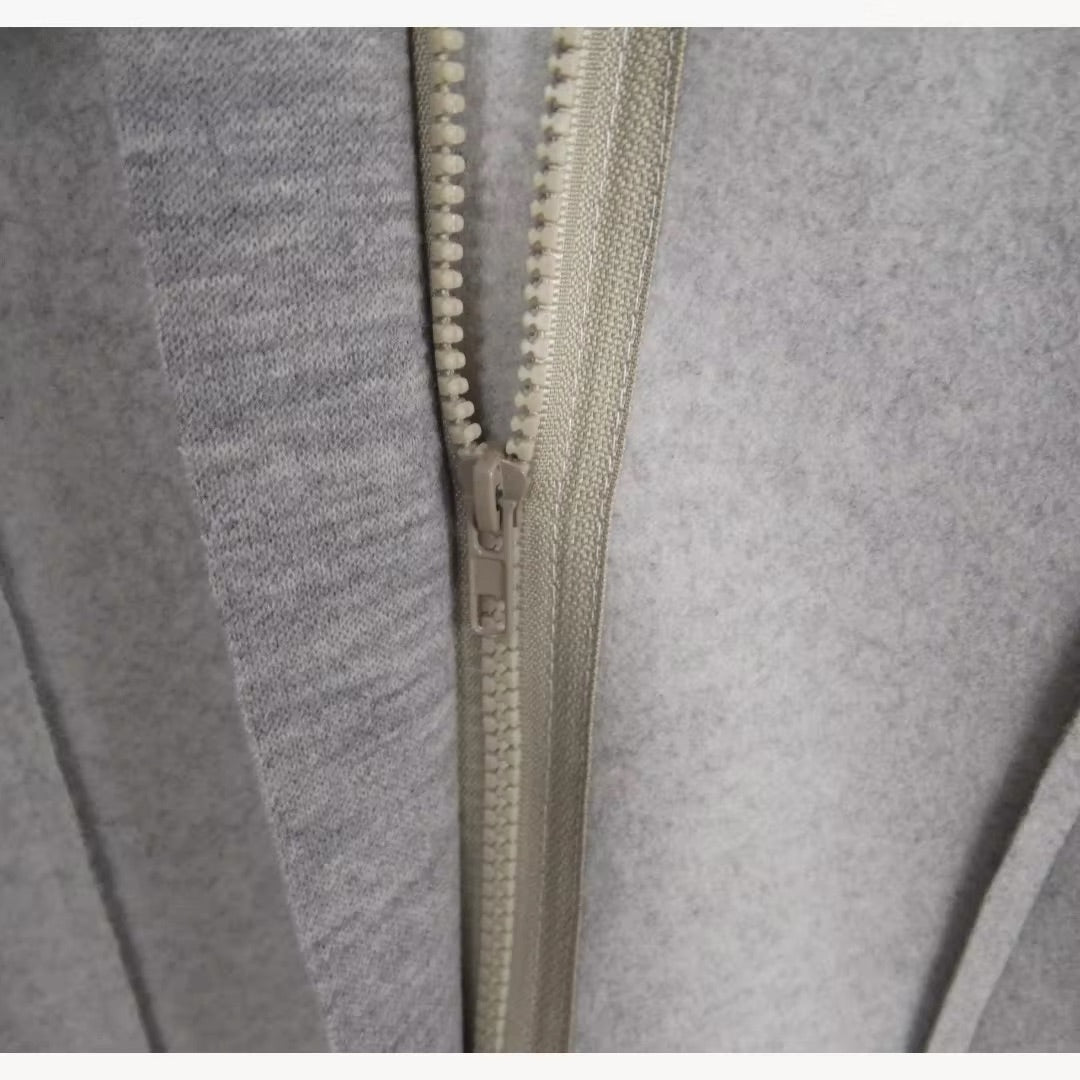 Drune | Long coat with hood and open design
