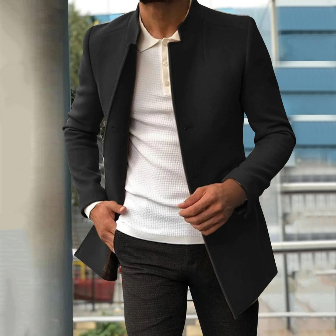 Drune | Stilisiertes Mantel für Herren im Business-Stil