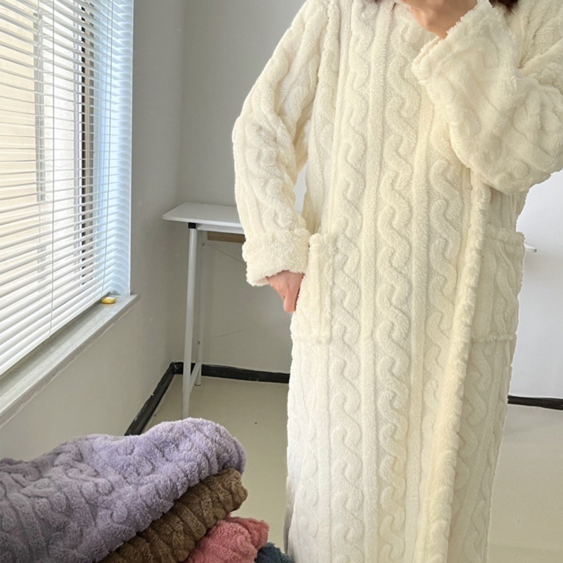 Drune | Winter korallen Samt-Homewear