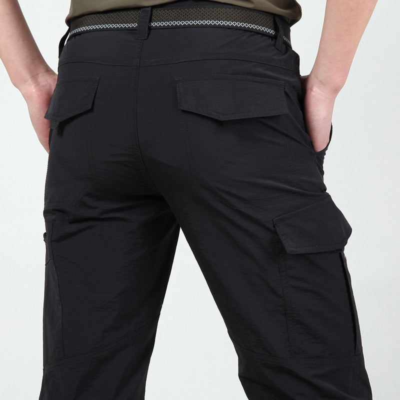 Drune | Funktionale und Stilvolle Herren Cargo Hose mit Praktischen Klappen Taschen