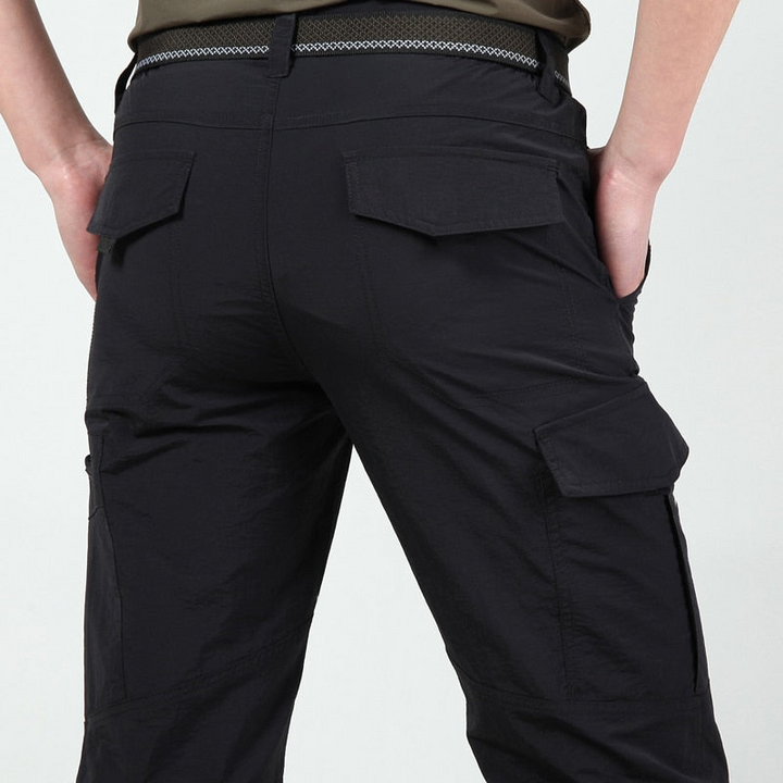 Drune | Funktionale und Stilvolle Herren Cargo Hose mit Praktischen Klappen Taschen